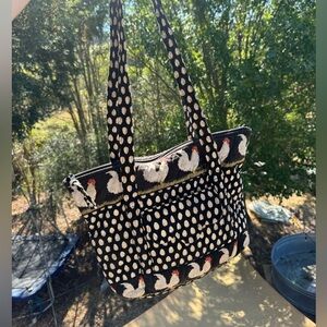 Vera Bradley Chicken Tote 🐔🖤